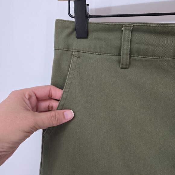 Jason Wu Military Green Cargo Midi Skirt Minimalist Women's Size XS Extra Small - Picture 3 of 12
